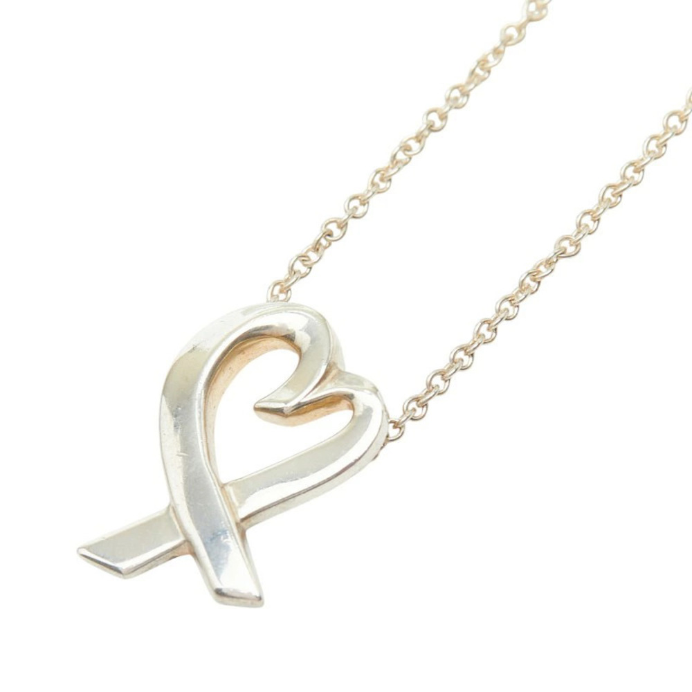 Tiffany Co Loving Heart Necklace Silver TIFFANYCo